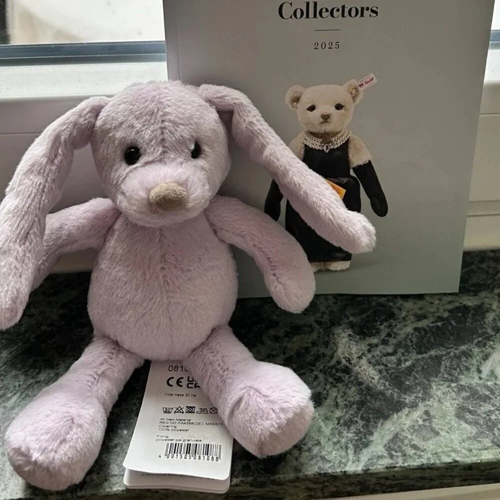 NEW Steiff Collectible PURPLE Tilda Rabbit 8